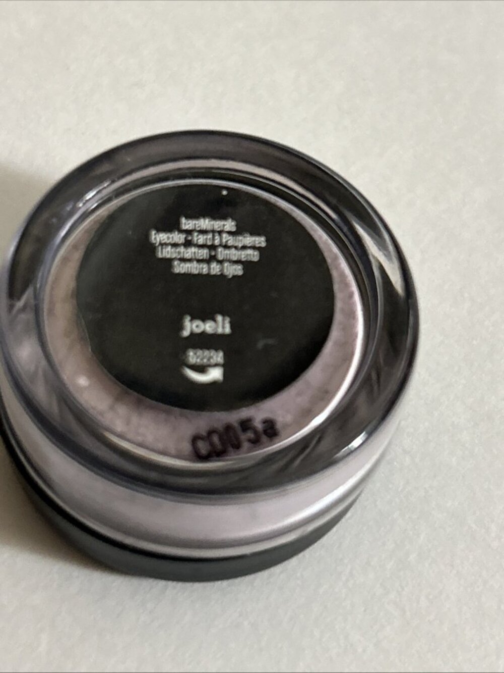 Bareminerals Bare Eyeshadow .01 Oz Joeli (lilac) Small Size Rare Find New Sealed